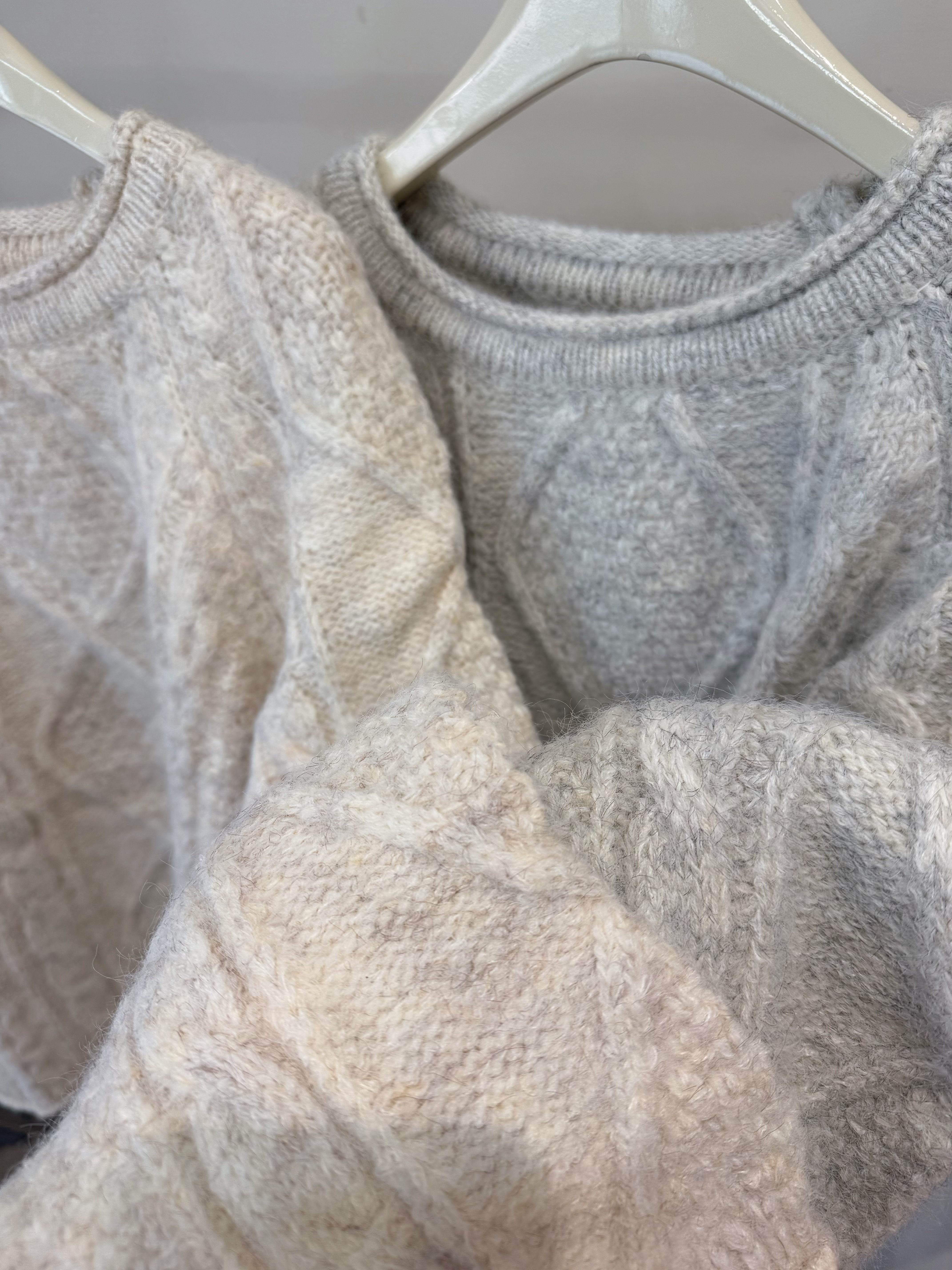 9007 厚磅麻花毛衣