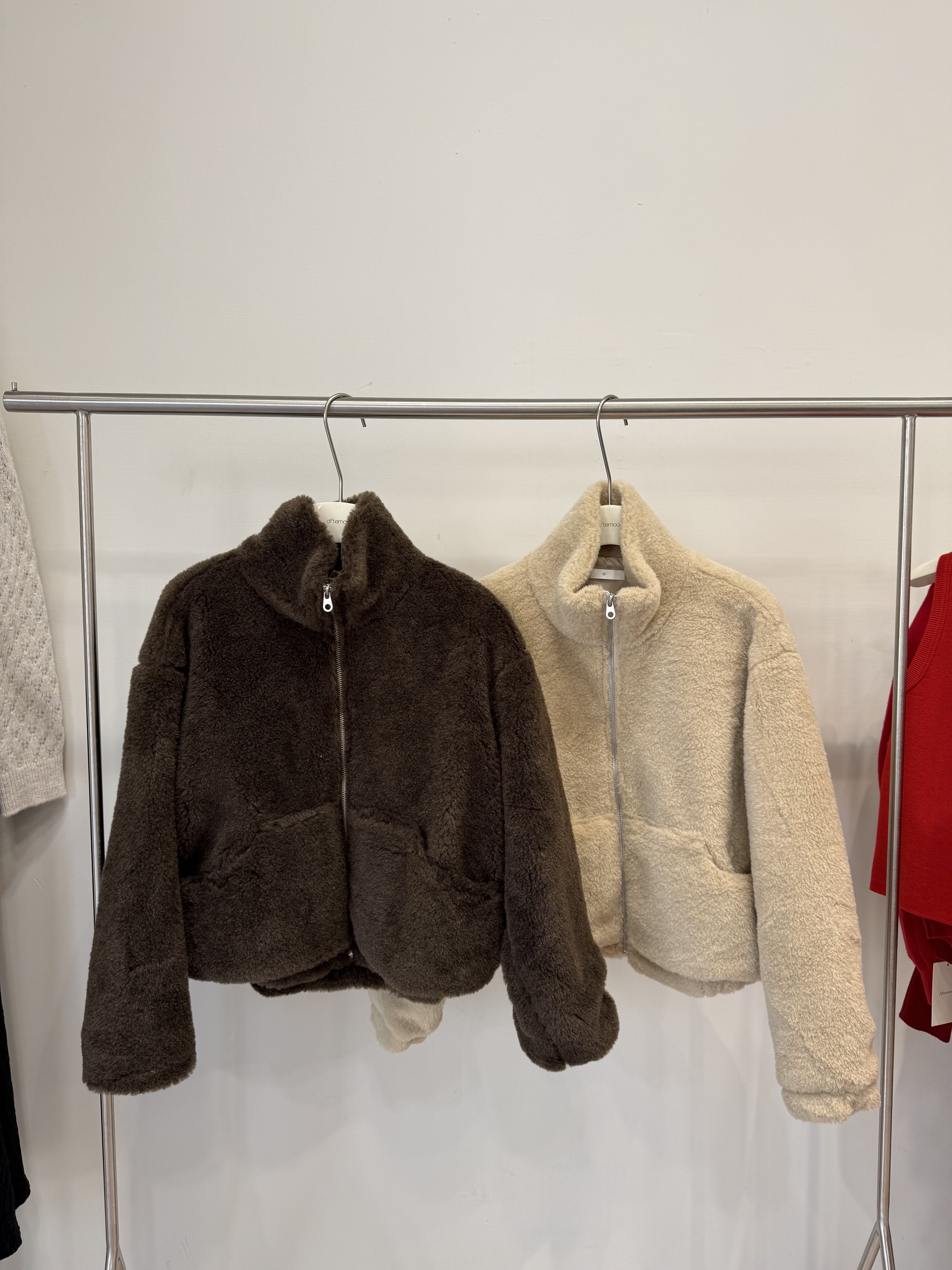 6678 泰迪毛絨絨立領外套