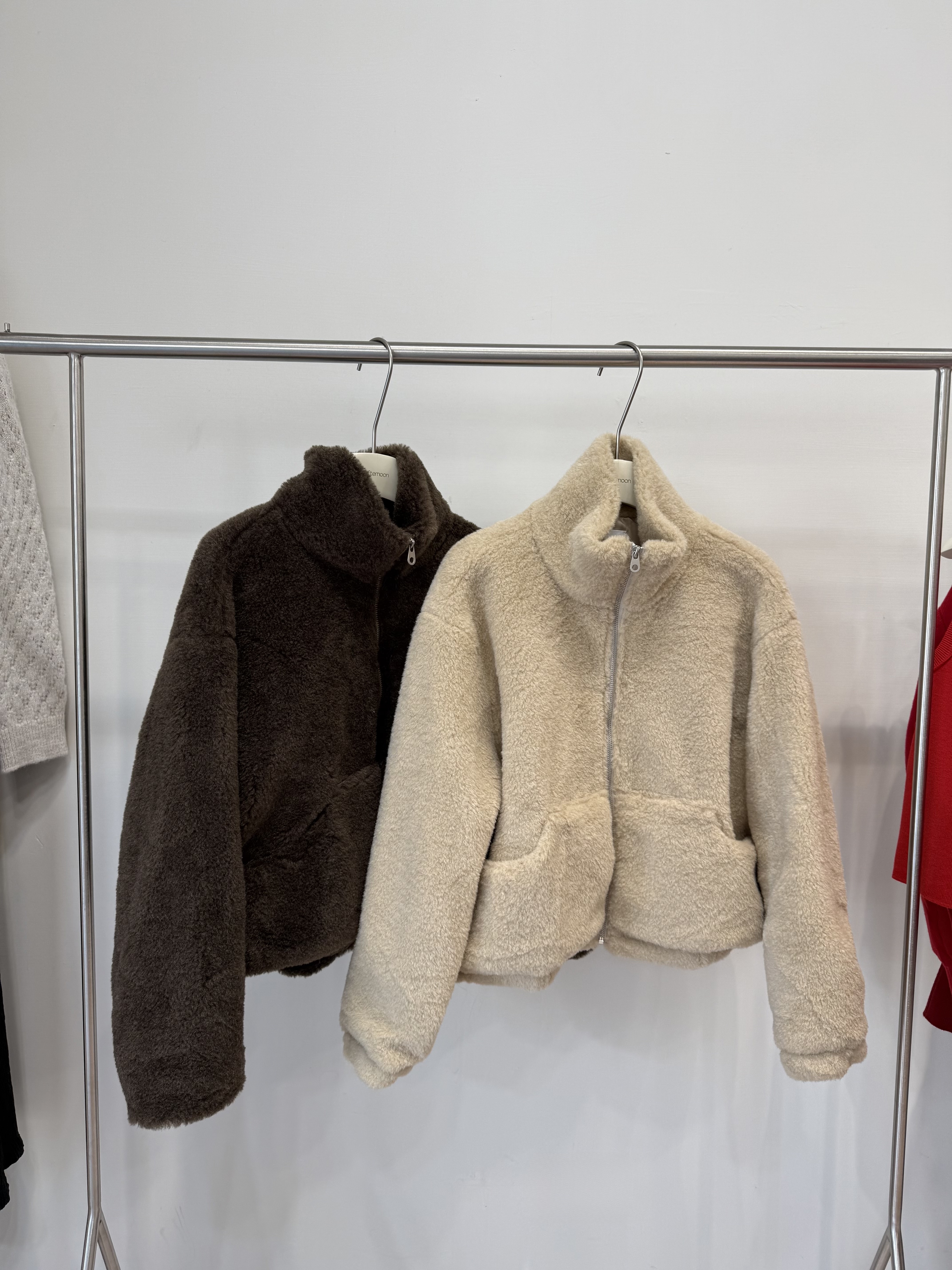 6678 泰迪毛絨絨立領外套