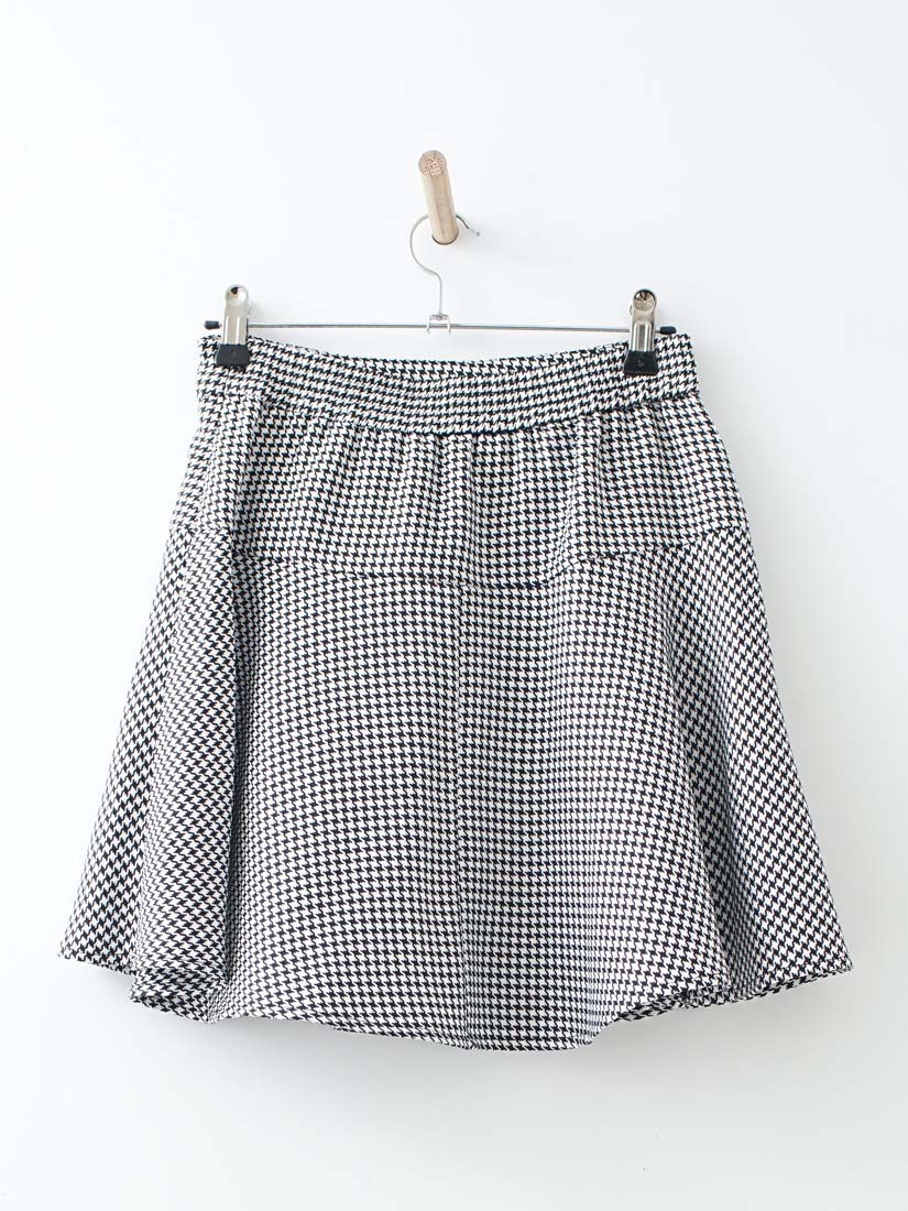 輕甜美季節感千鳥格裙