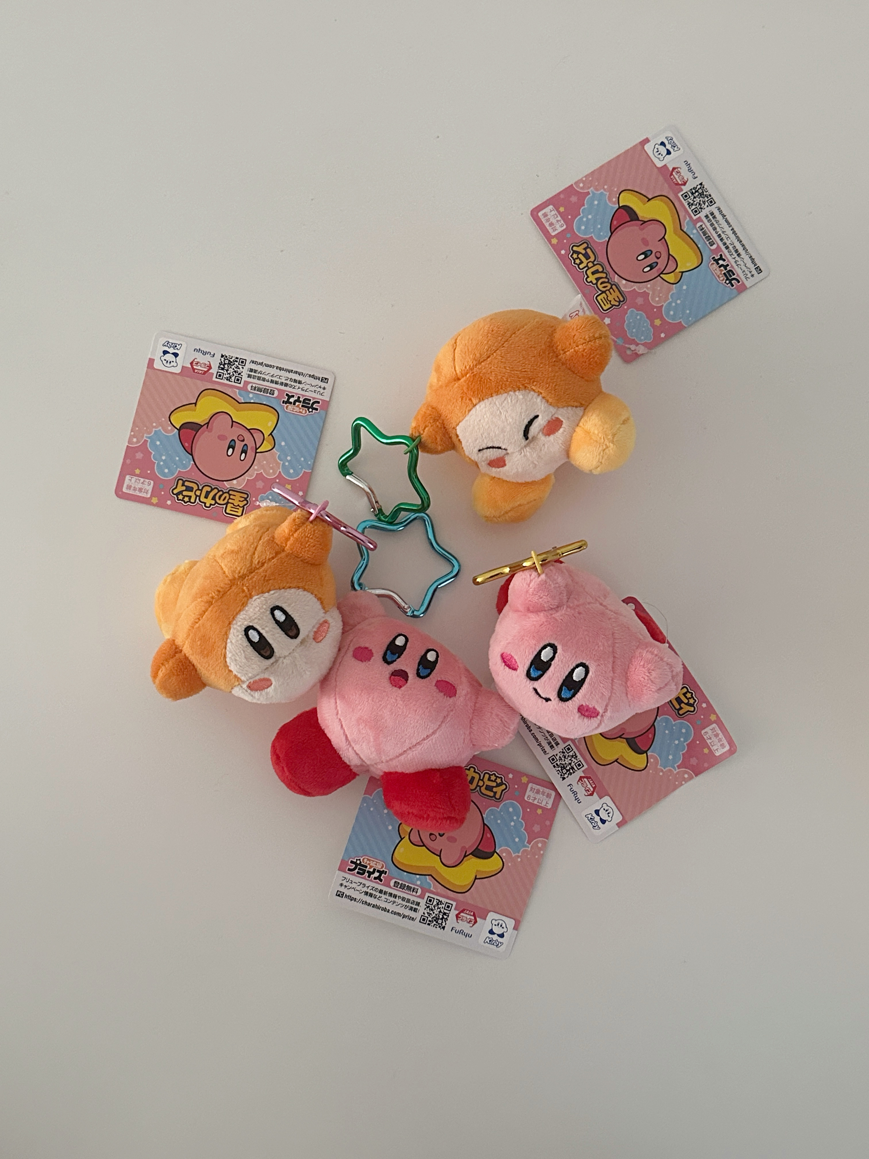 星之卡比造型登山扣玩偶吊飾