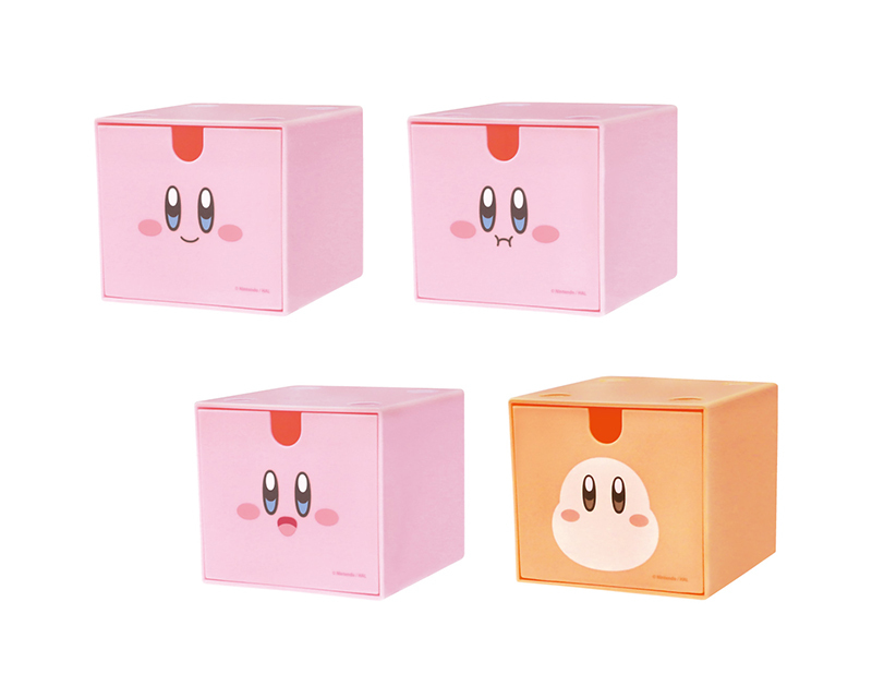 星之卡比塑料方形收納抽屜盒