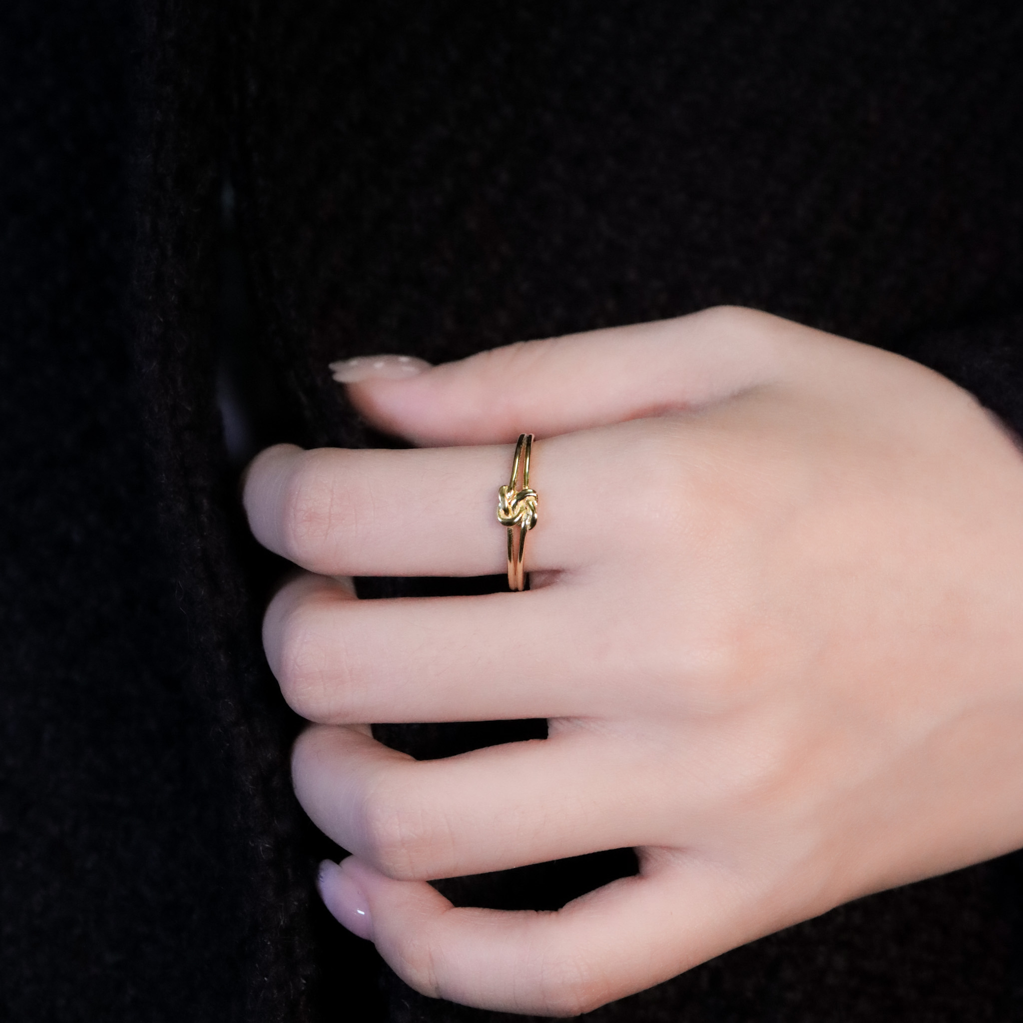 | 925純銀・白金・金 | 幸福結戒指 （金/銀） | RI1016 |