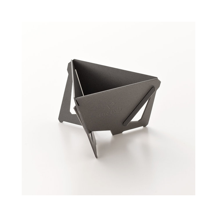 Munieq Tetra Drip 極簡設計攜帶式咖啡濾杯_灰(小)