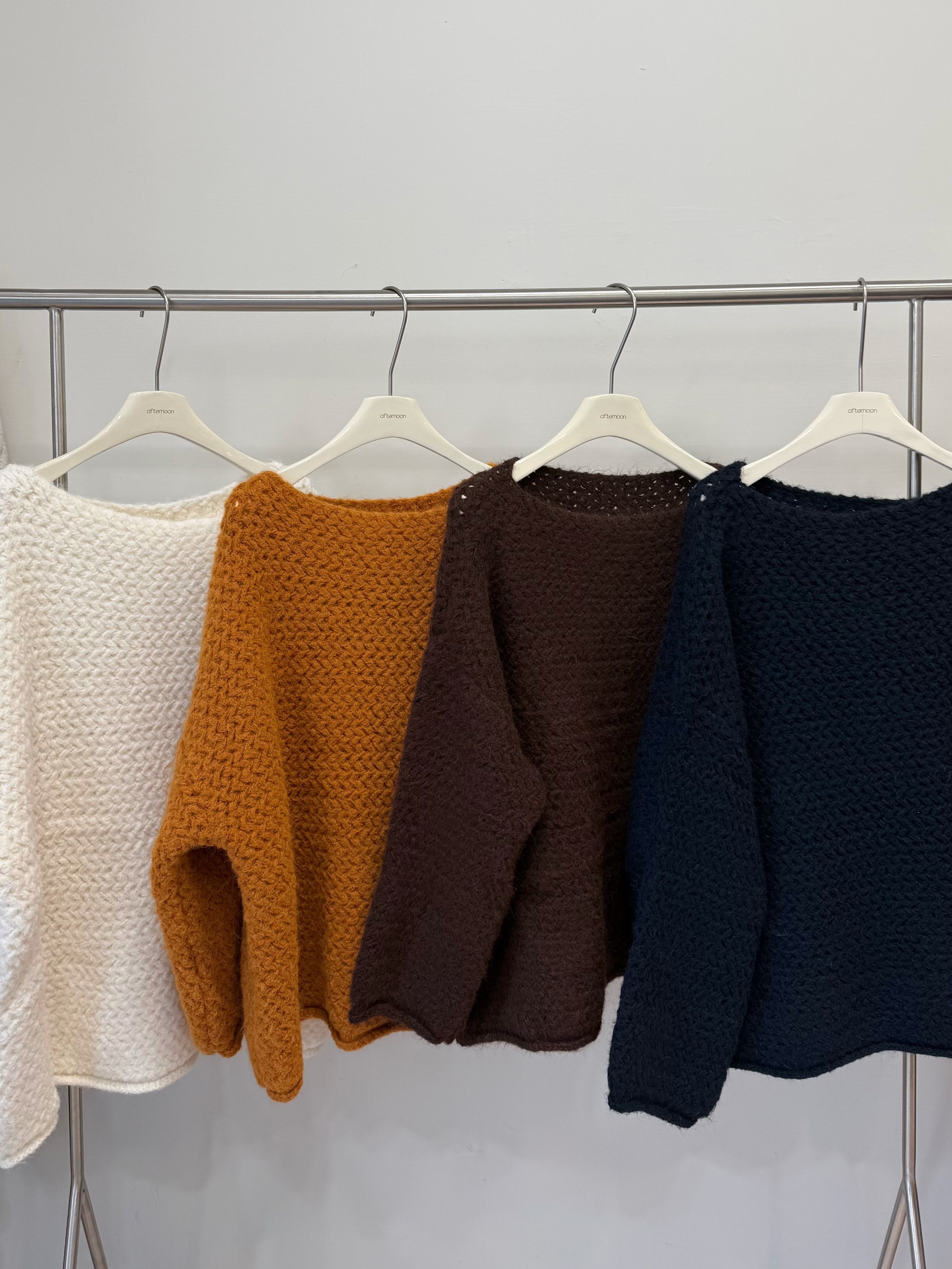 9066 長版粗毛線編織毛衣