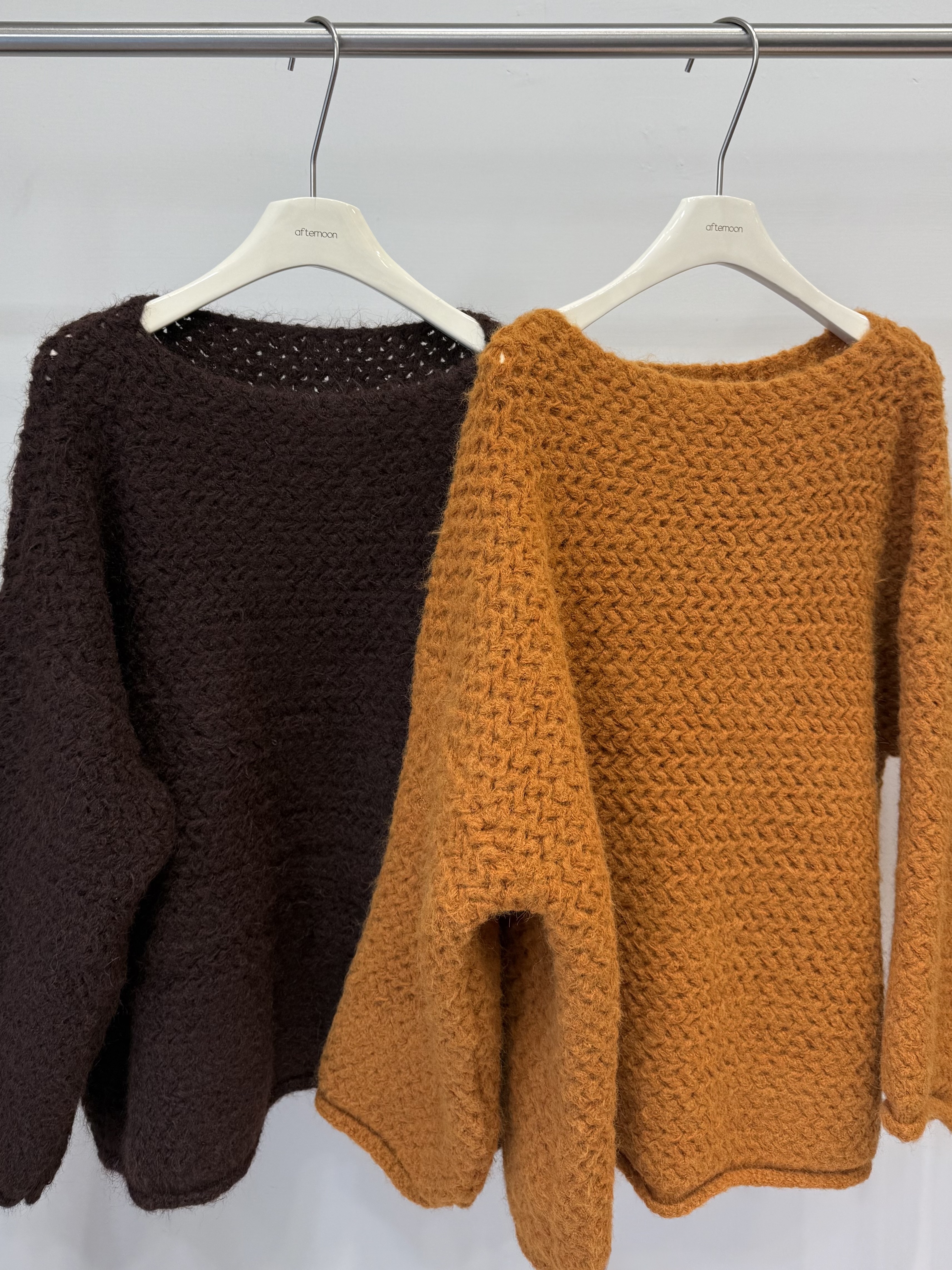 9066 長版粗毛線編織毛衣