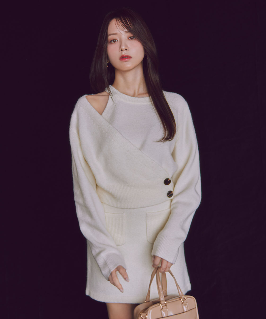 [預購] COCO DEAL 口袋針織短裙