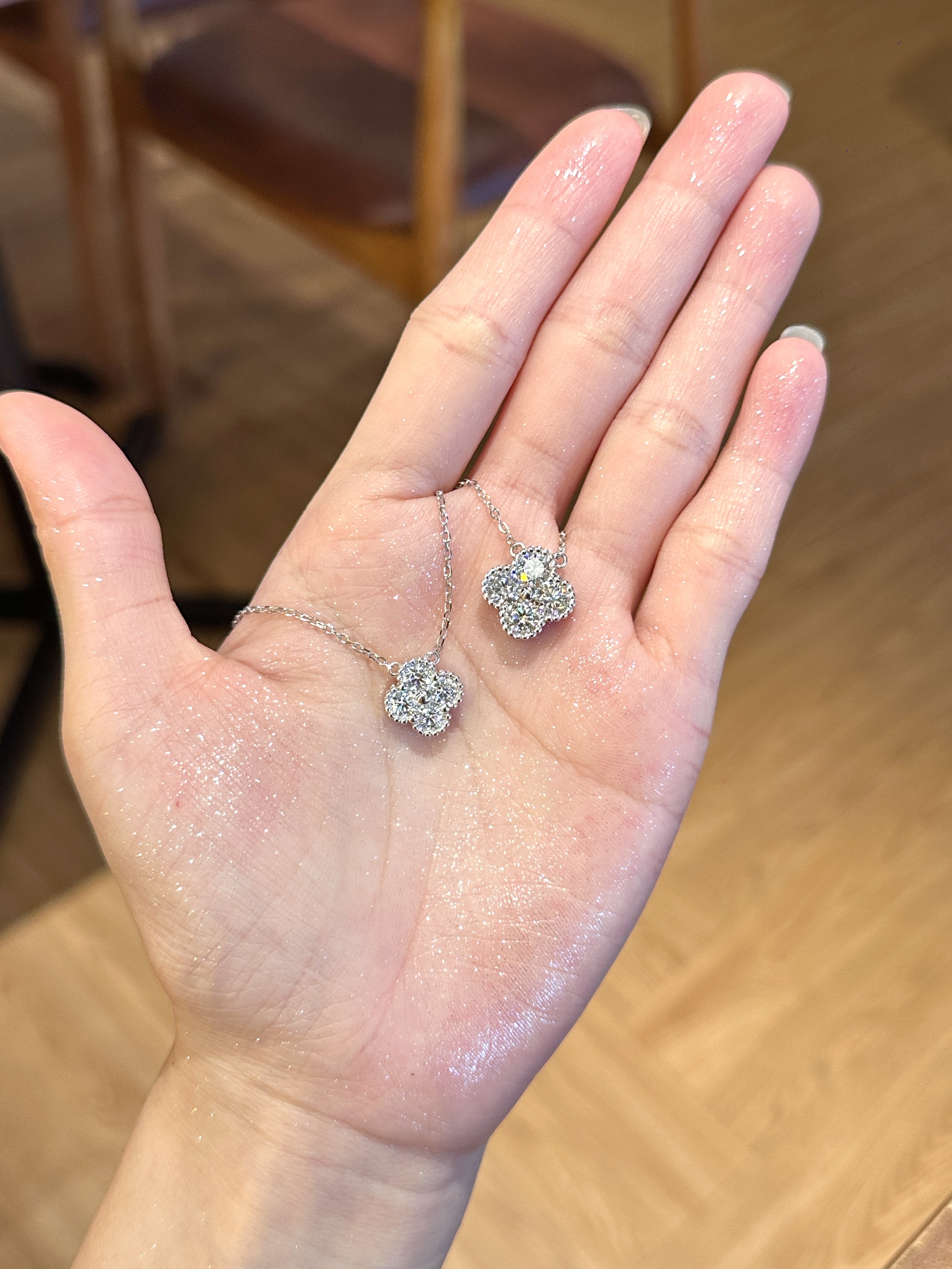 Alana moissanite necklace