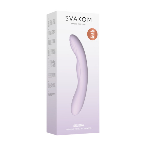 SVAKOM Selena APP G-spot Vibrator Pastel Lilac
