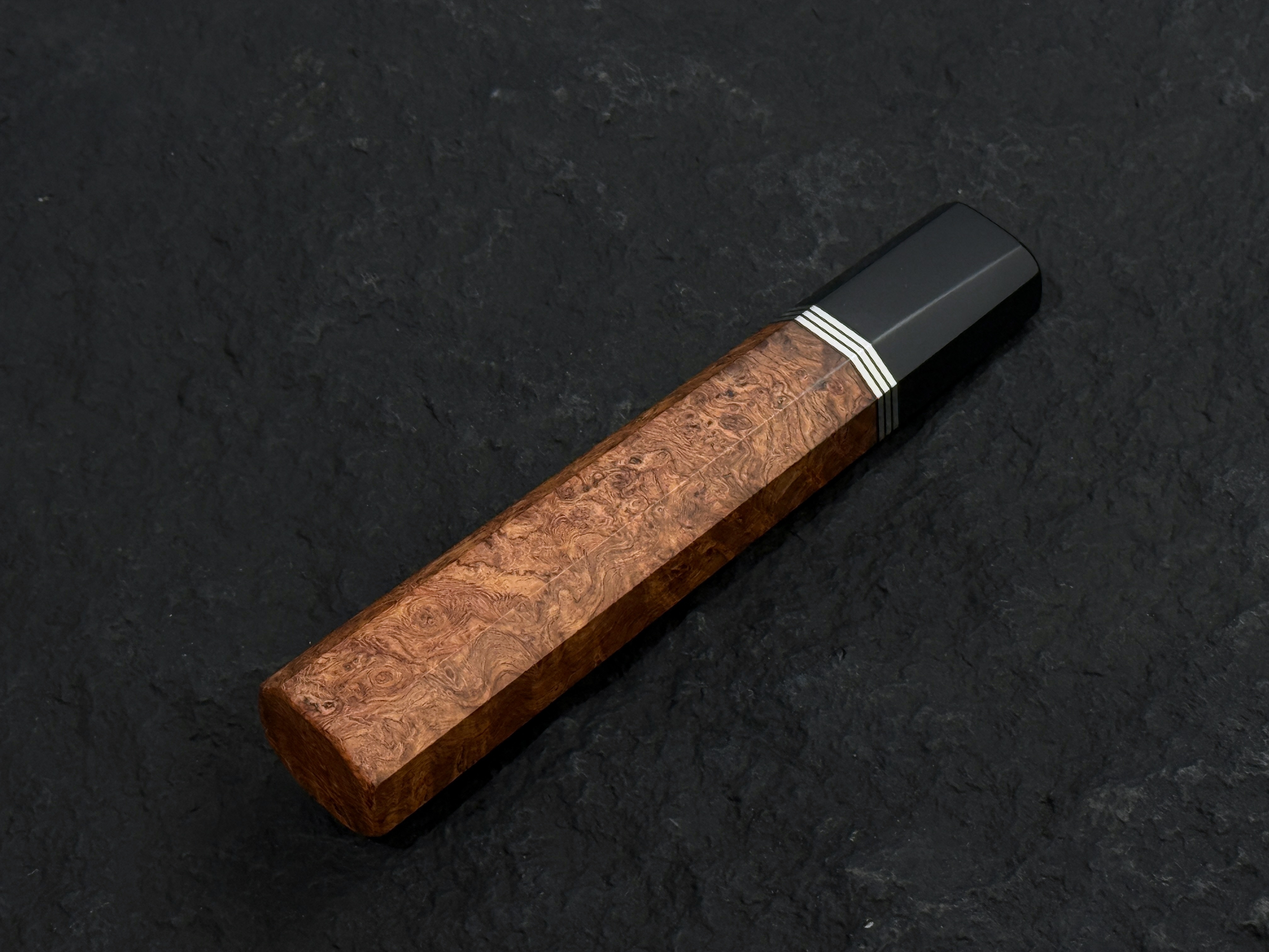 花梨瘤 鎳銀柄 OctaSlim 牛刀用