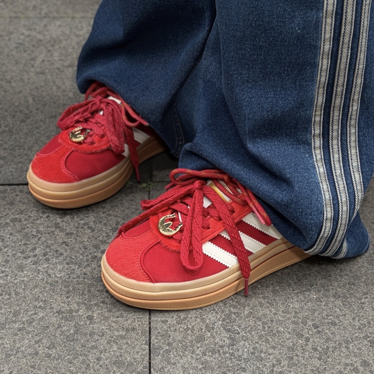 ADIDAS ORIGINALS CNY x GAZELLE BOLD 2026馬年限定 紅色 仿馬毛 德訓鞋 女鞋 KJ4293