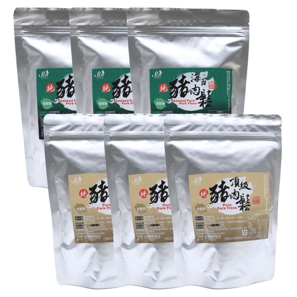 【信大】頂級綜合豬肉鬆6入組