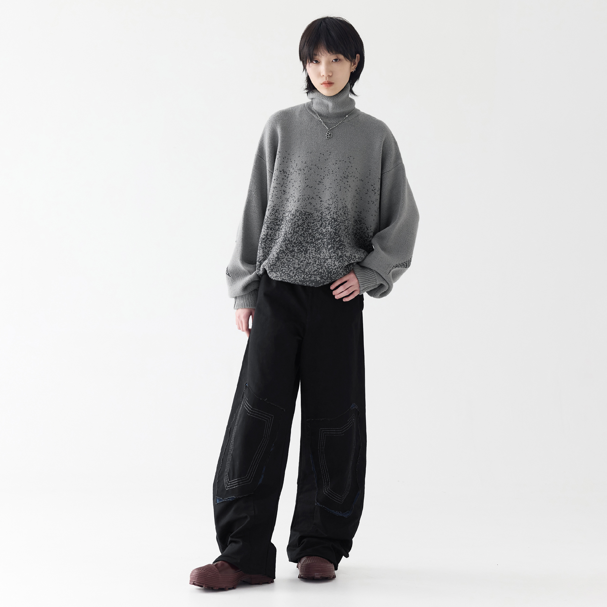 MELSIGN Patch Curved Pants