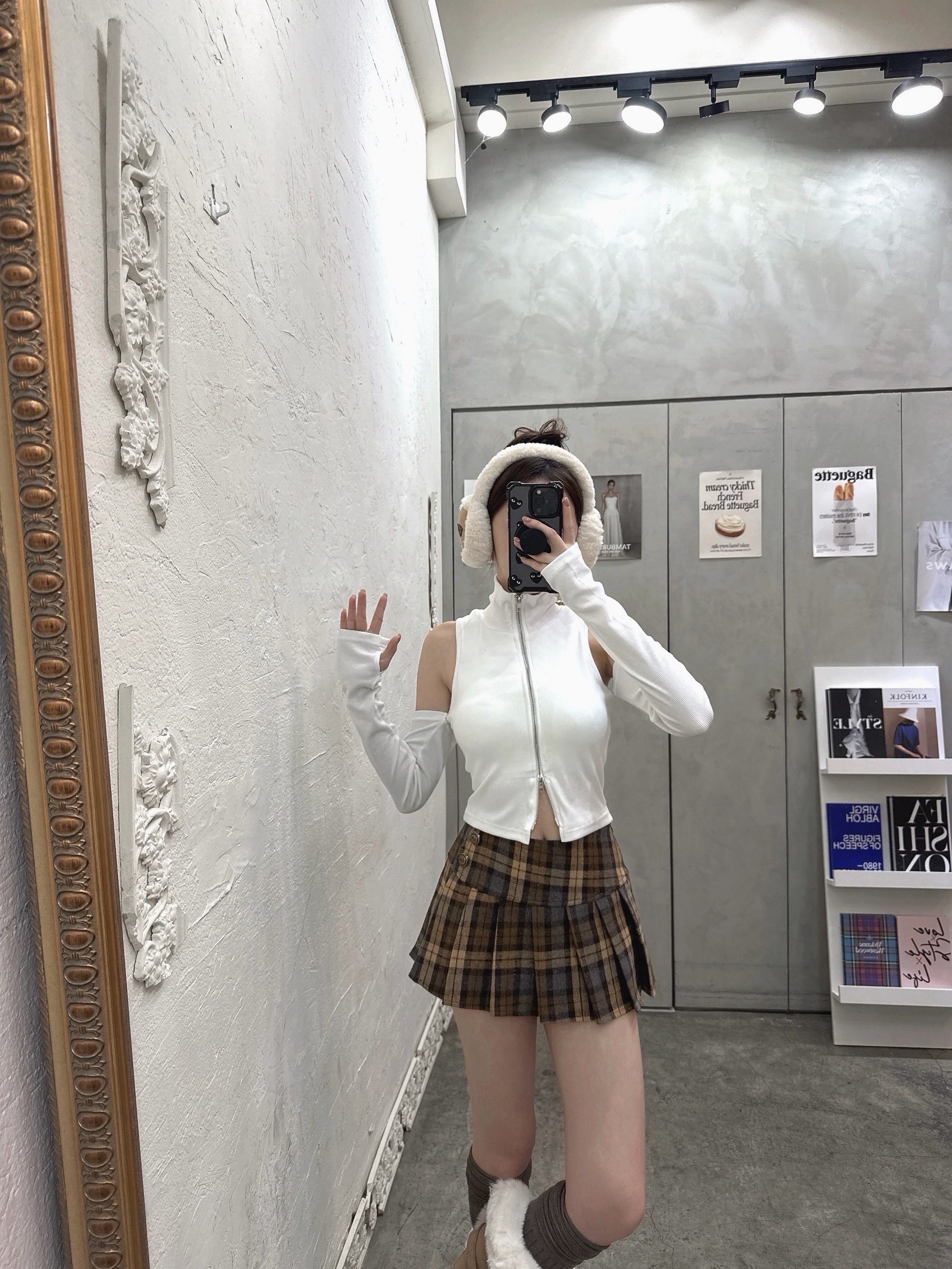 🇹🇼可拆袖套拉鍊bra top