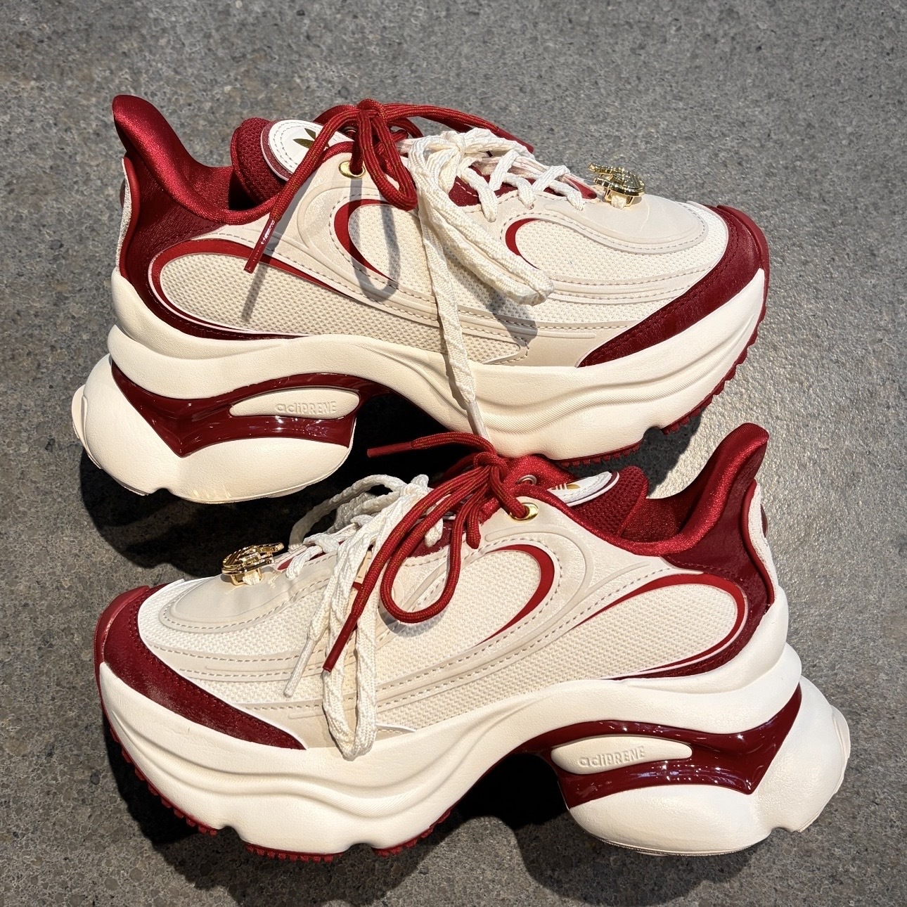 ADIDAS ORIGINALS CNY x OZVENUZ 白紅 浮蝶鞋 2026馬年限定 運動 休閒鞋 女鞋 KI2801