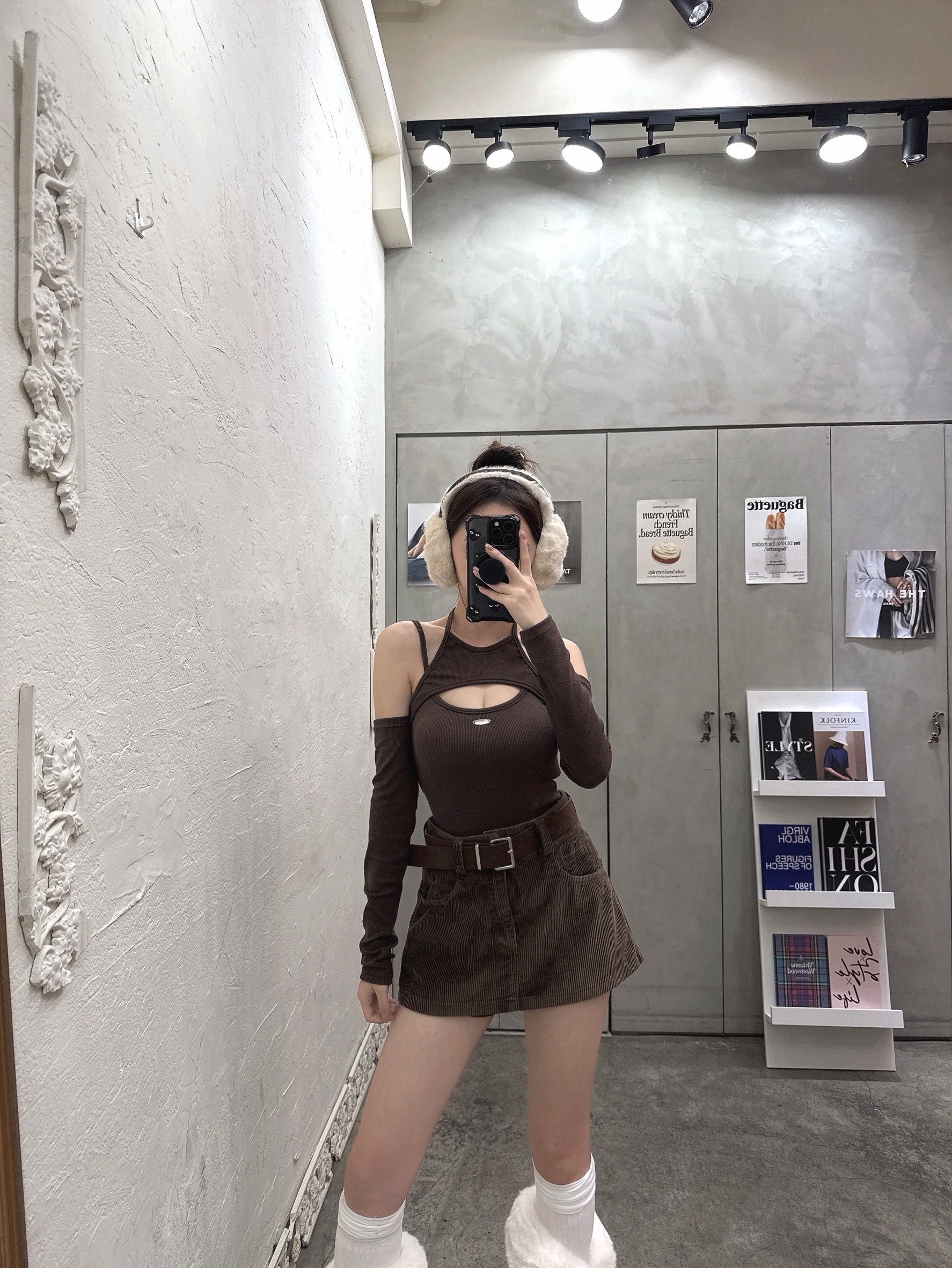 🇹🇼削肩鏤空露肩bra top