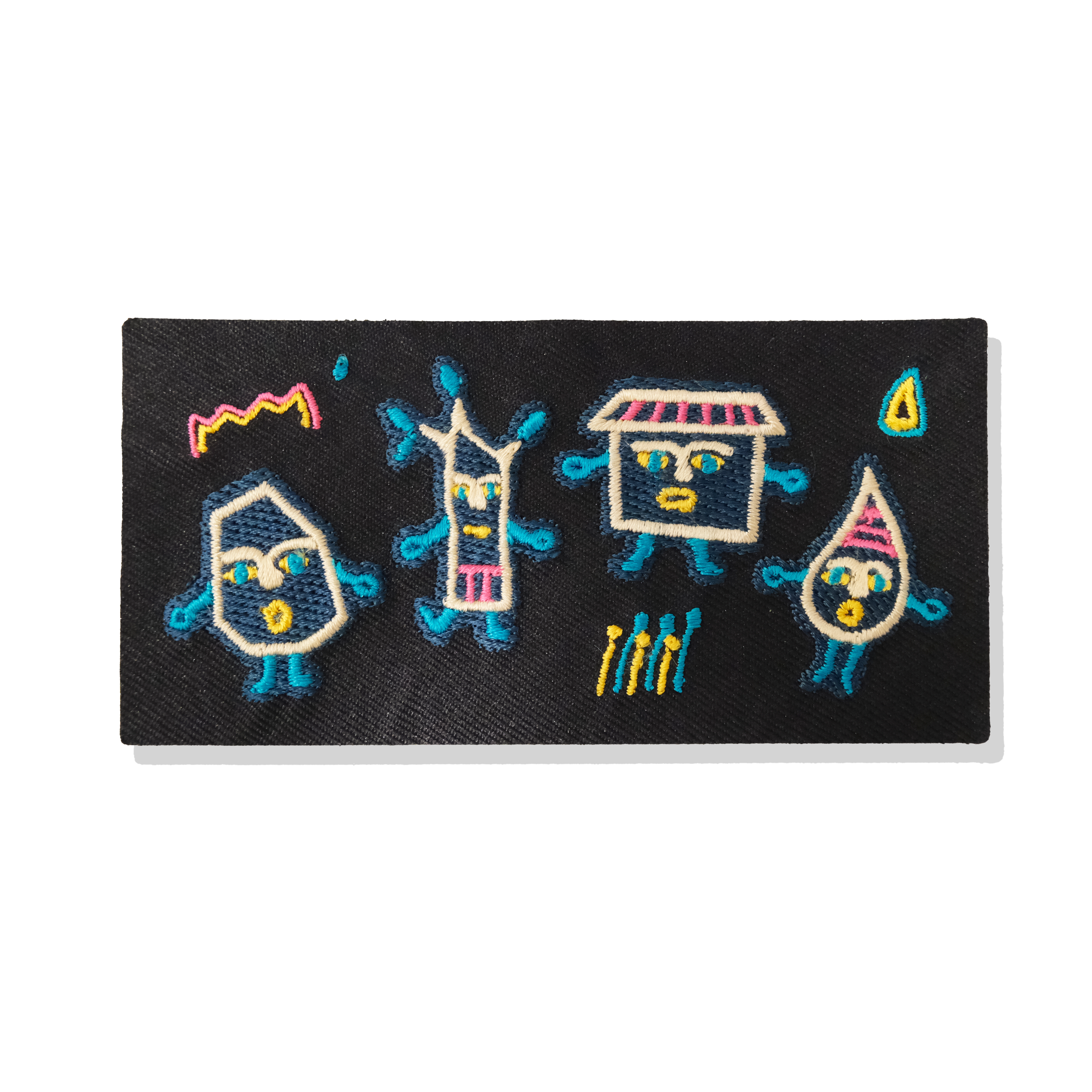 《入山之前，出發之後》刺繡魔鬼氈-長形