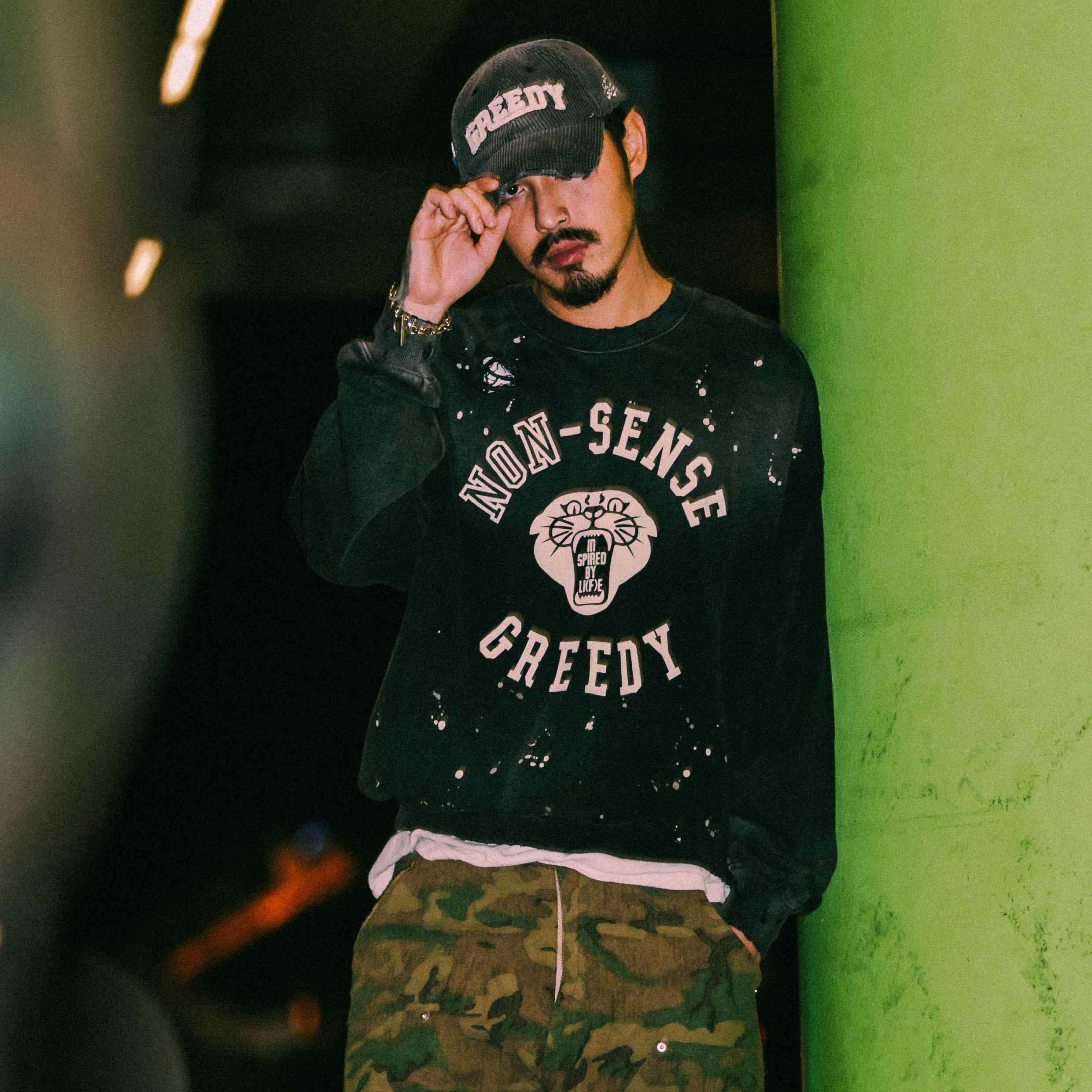 SENSE Wash Faded Crewneck [Nonsense-02]