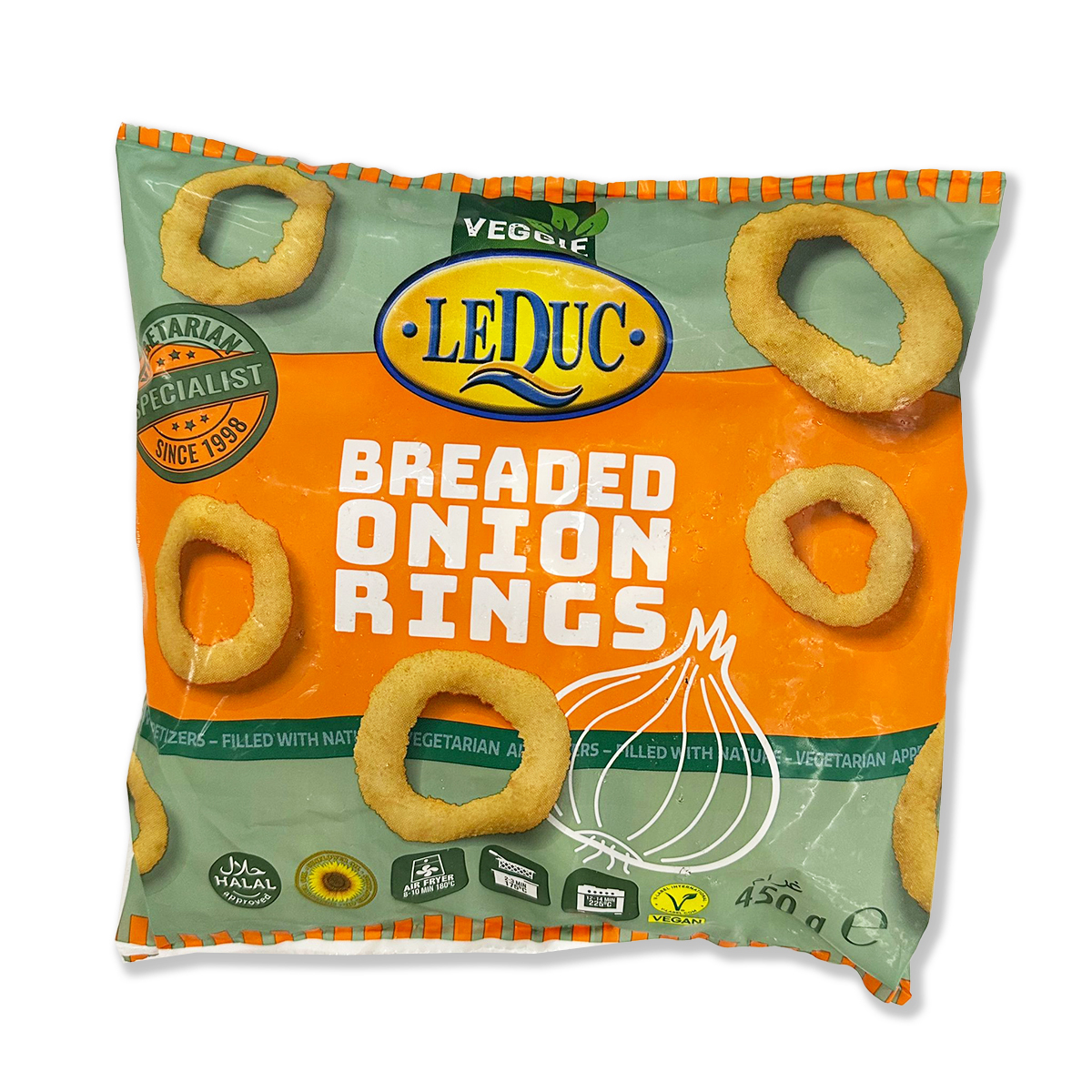 香脆洋蔥圈(約420-450g)│酥脆內嫩│濃郁洋蔥│加熱即食(急凍-18°C)