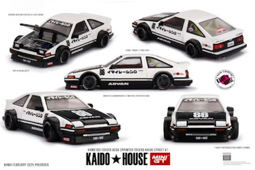 MINI GT KHMG180 Toyota AE86 Sprinter Trueno Kaido Street V1