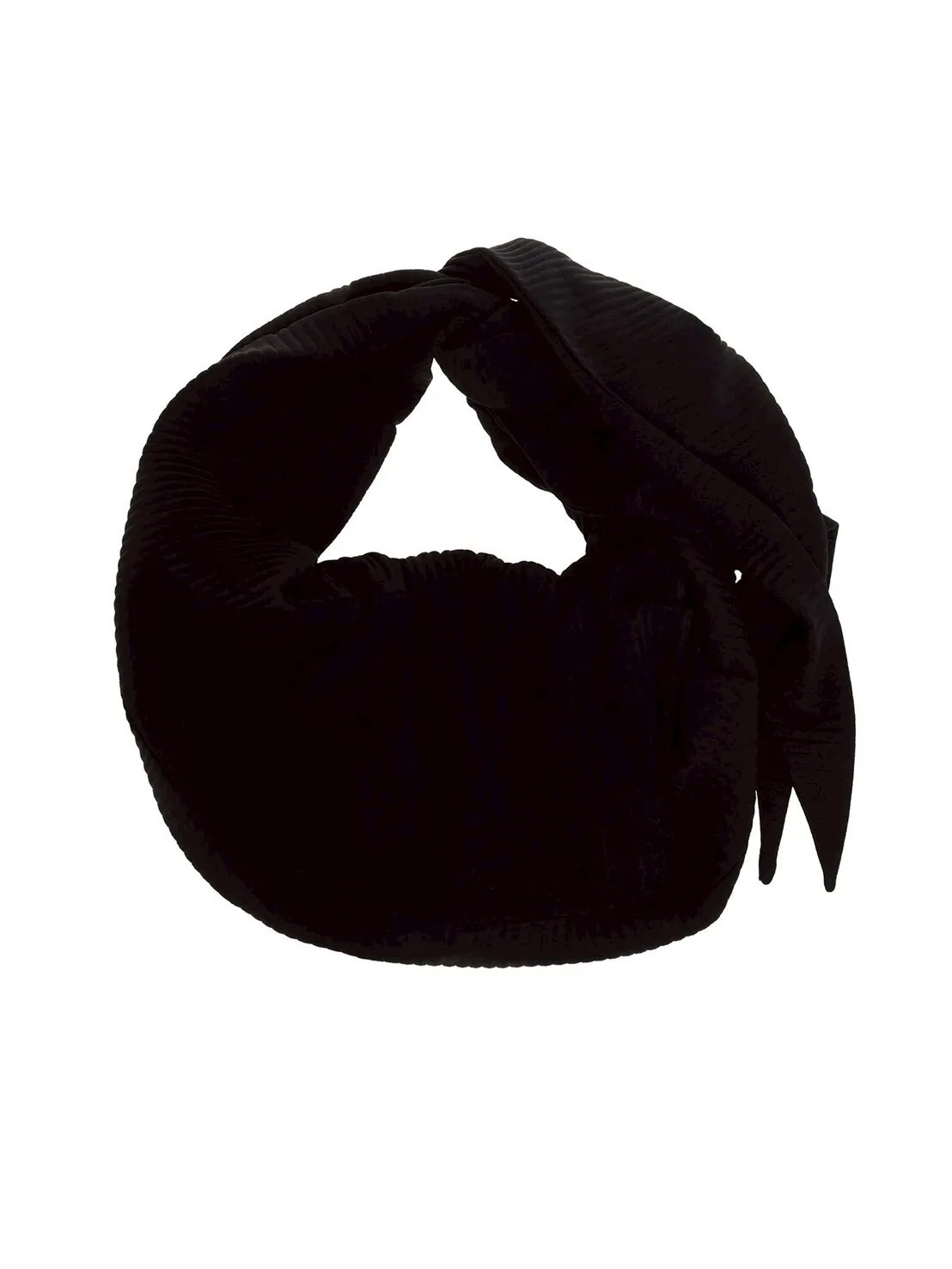 6cRAyon Pleated Multi-Function Hobo Bag