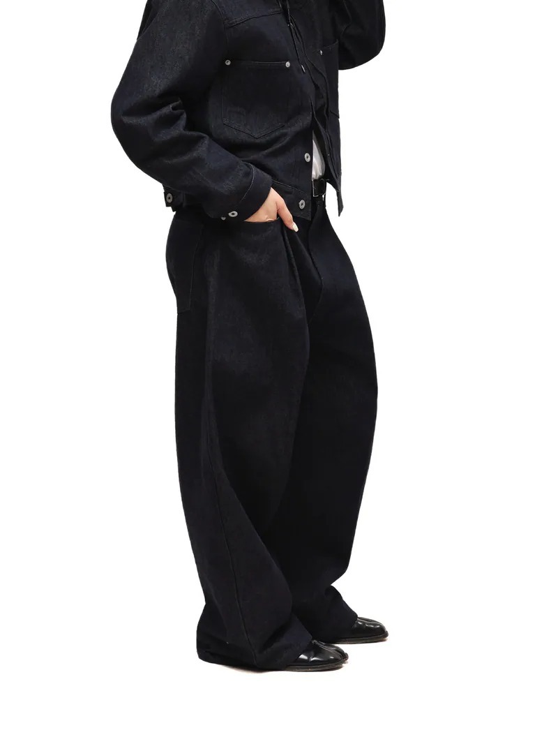 6cRAyon 11.3oz Baggy Denim Pants