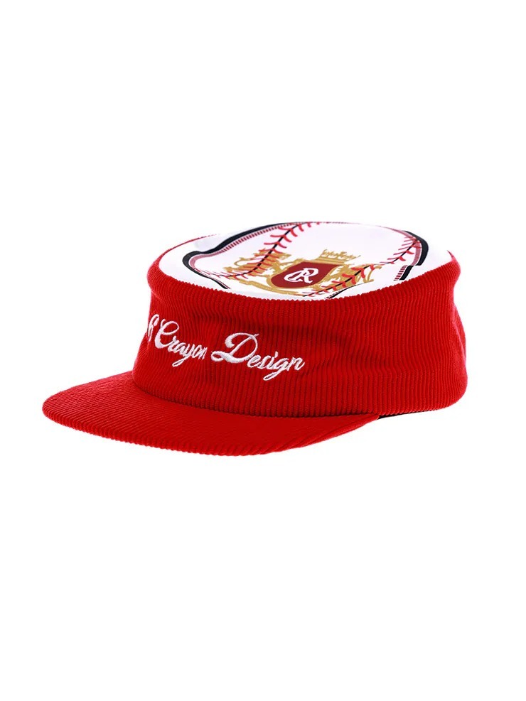 6cRAyon Washed Patchwork Pillbox Cap