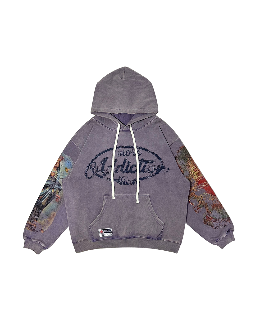 MTA｜Pattern Wash Hoodie (Purple)