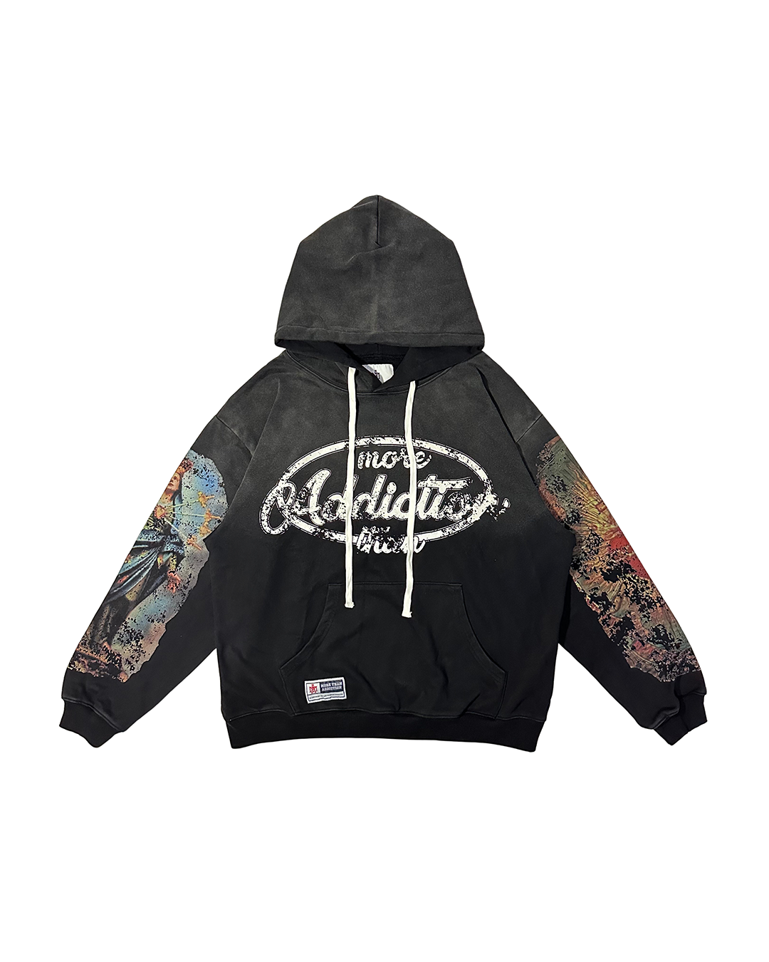 MTA｜Pattern Wash Hoodie (Black)