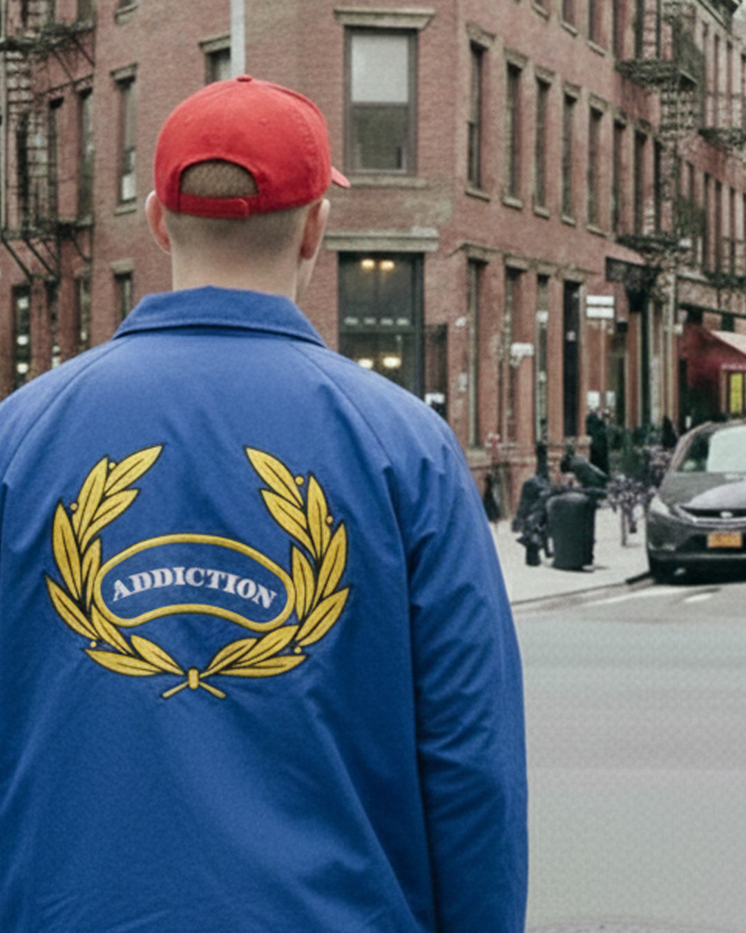 MTA｜Nylon Coach Jacket (Blue)