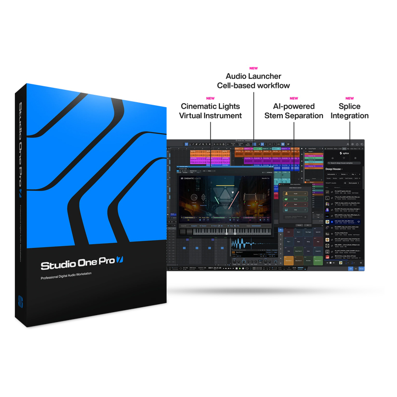 PreSonus Studio One Pro 7 Academic｜數位音訊工作站