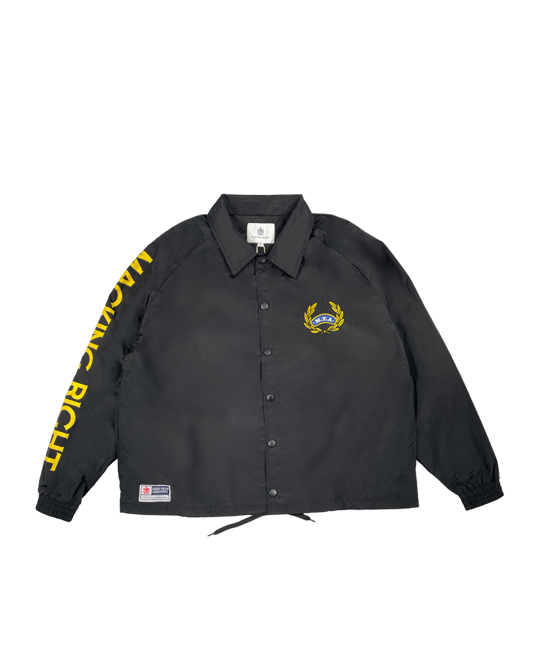 MTA｜Nylon Coach Jacket (Black)