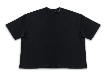 歌德電繡領寬短素踢