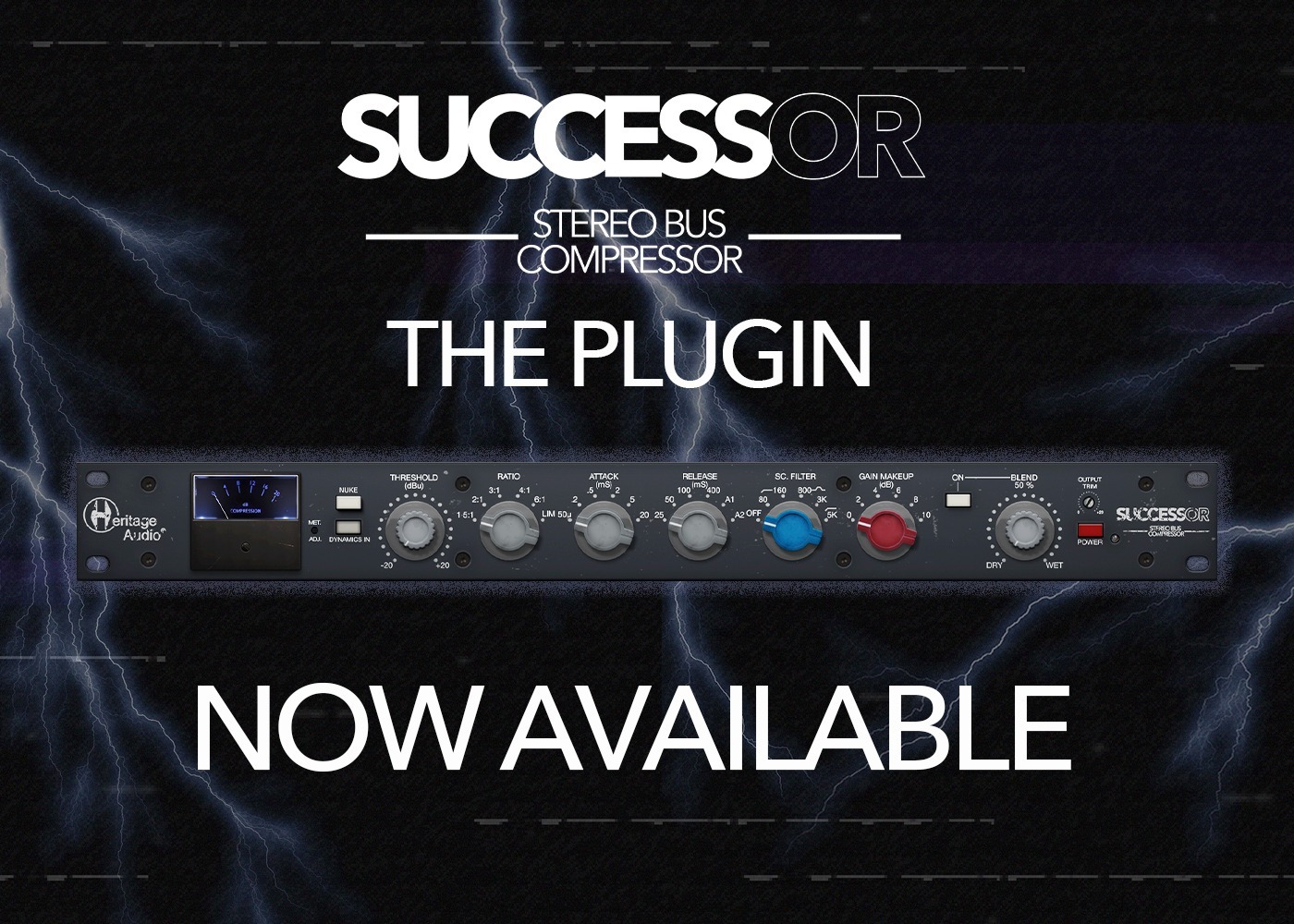 Heritage Audio Successor Stereo Bus Compressor｜錄音室動態處理器