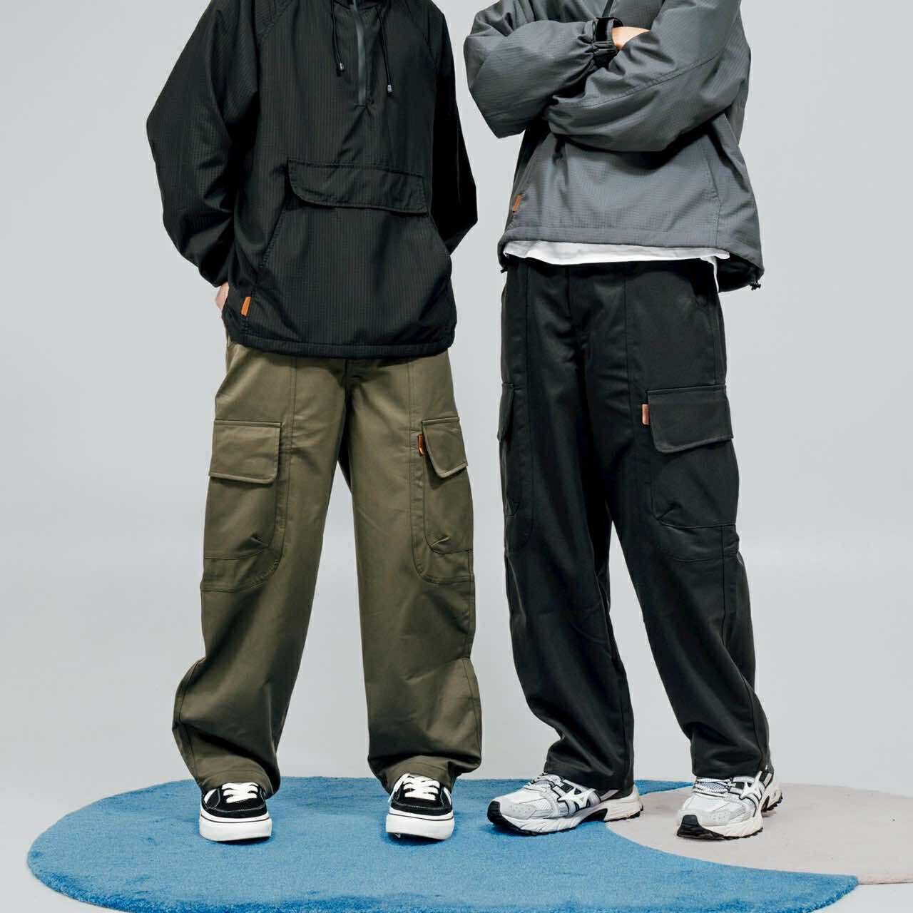 SBG 特殊口袋剪裁寬鬆長褲 SB9235