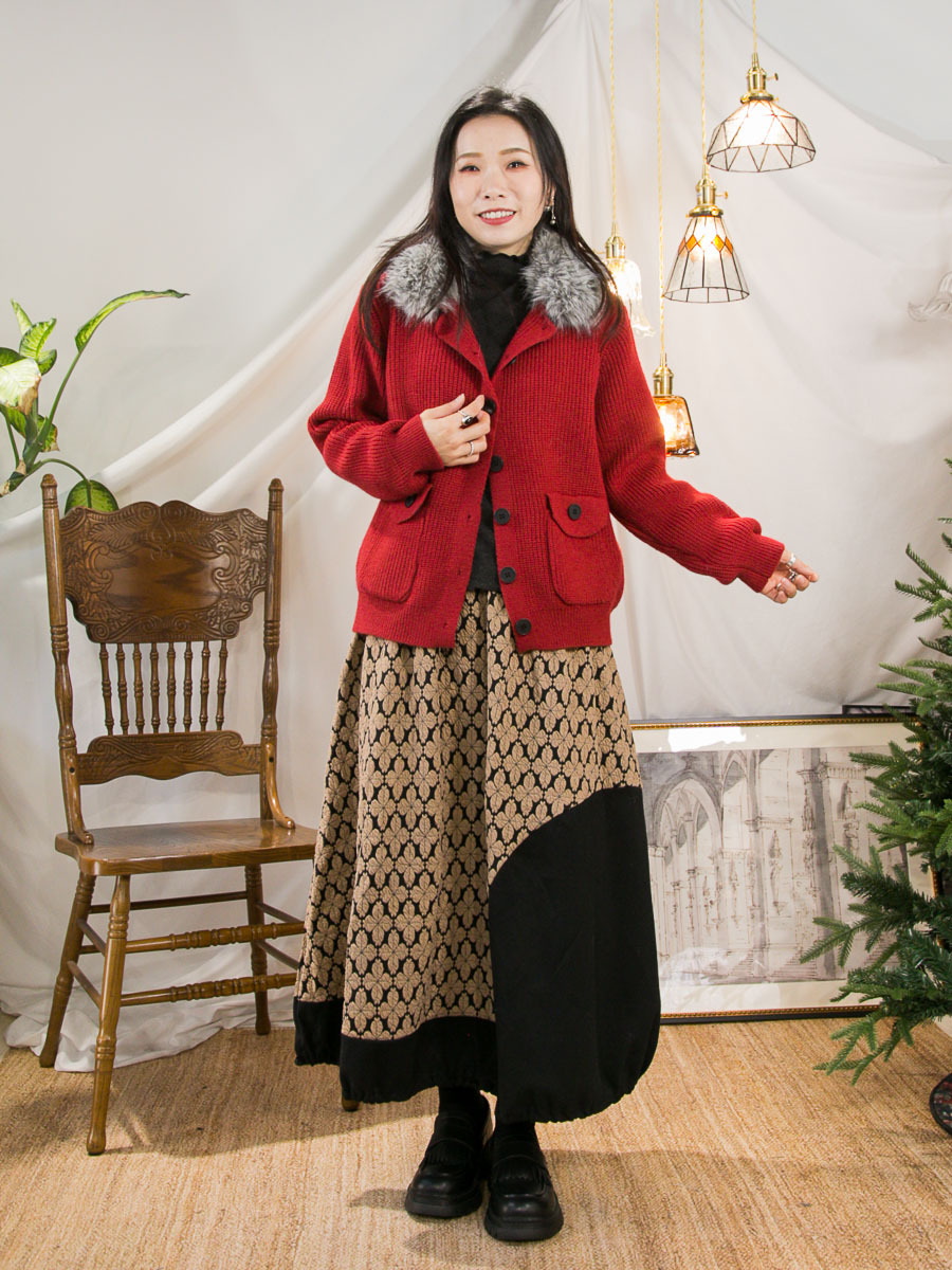 ⬇️開倉低至半價😱FINALSALE📣 全開胸扣鈕．毛毛領．冷料外套【不設退換】