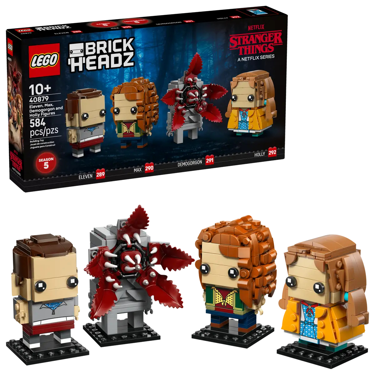 LEGO 40879 Eleven, Max, Demogorgon and Holly Figures