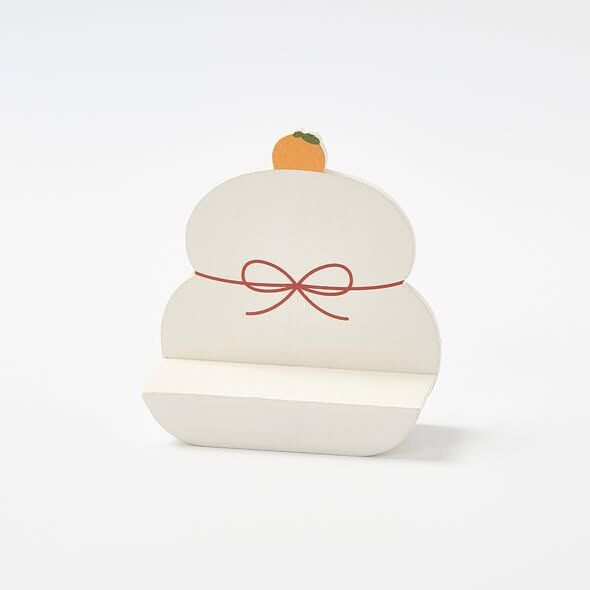 新年裝飾 木製裝飾架 鏡餅