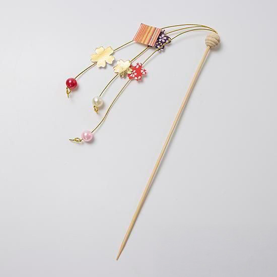 新年裝飾 仿真花 水引&花