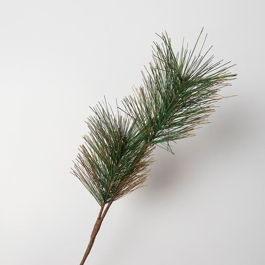 新年裝飾 仿真花 松葉 金