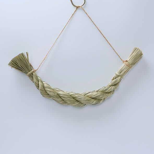 新年裝飾 注連繩 牛蒡結形