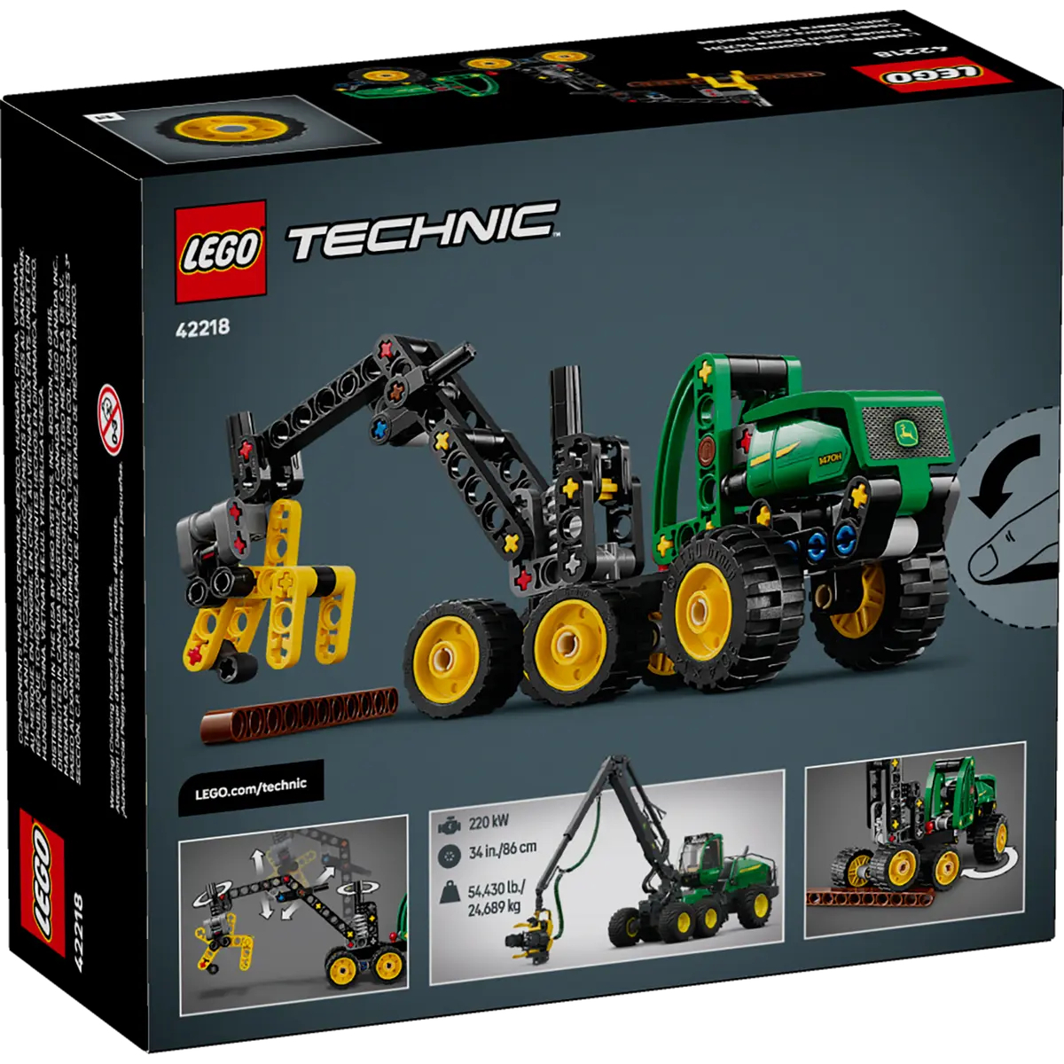 LEGO 42218 John Deere 1470H 輪式森林收割機