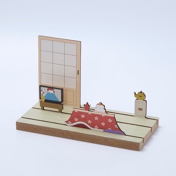 新年裝飾 木製裝飾架 暖桌