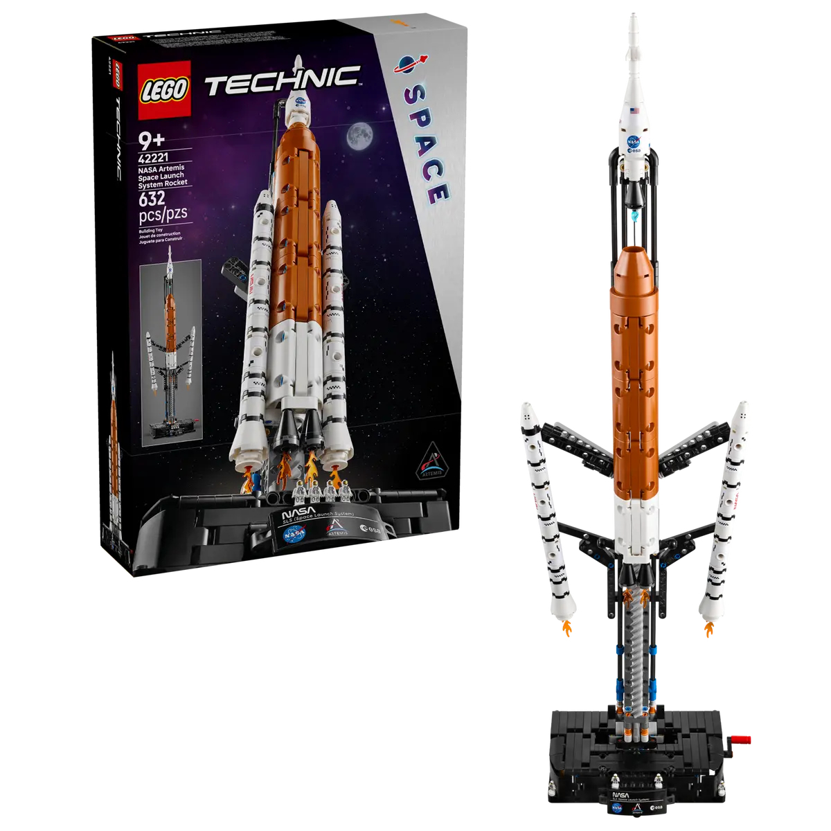 LEGO 42221 NASA Artemis 太空發射系統火箭
