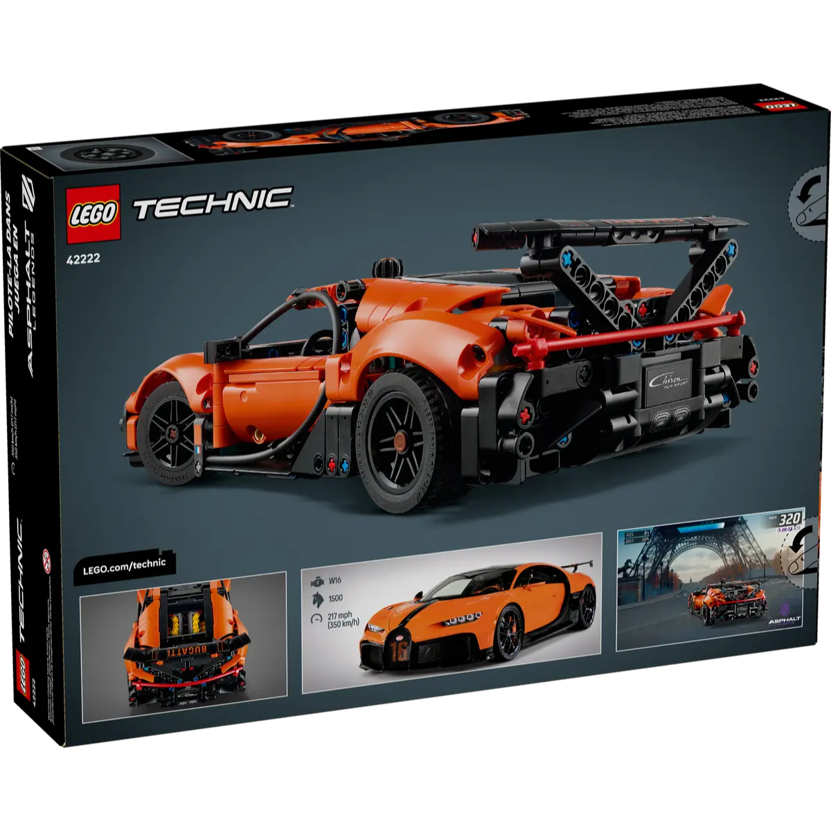 LEGO 42222 Bugatti Chiron Pur Sport 極致超跑