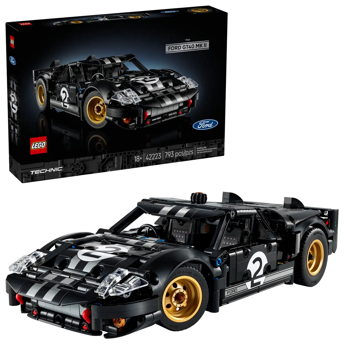 LEGO 42223 1966 Ford GT40 MKII 賽車