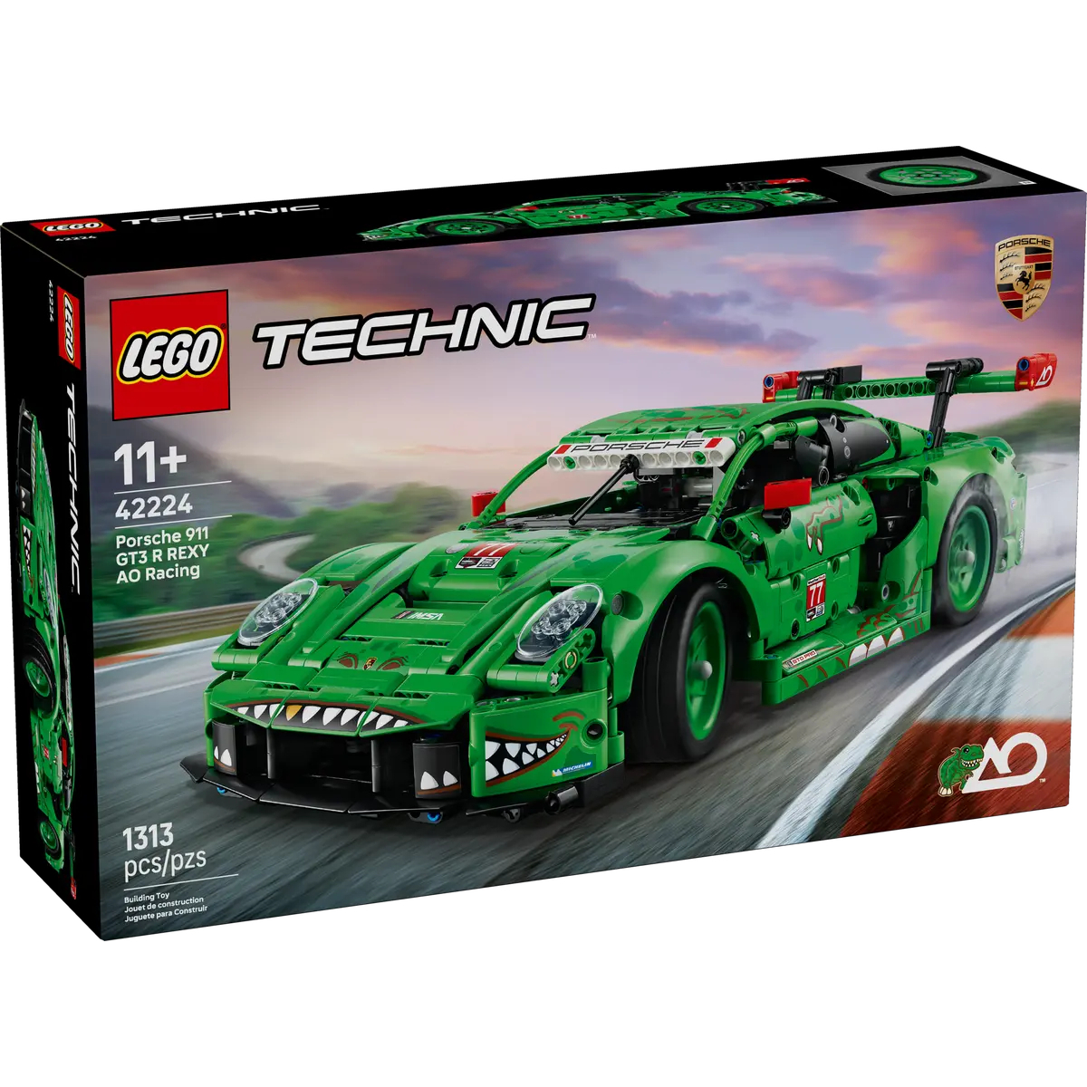 LEGO 42224 Porsche 911 GT3 R REXY AO Racing 賽車