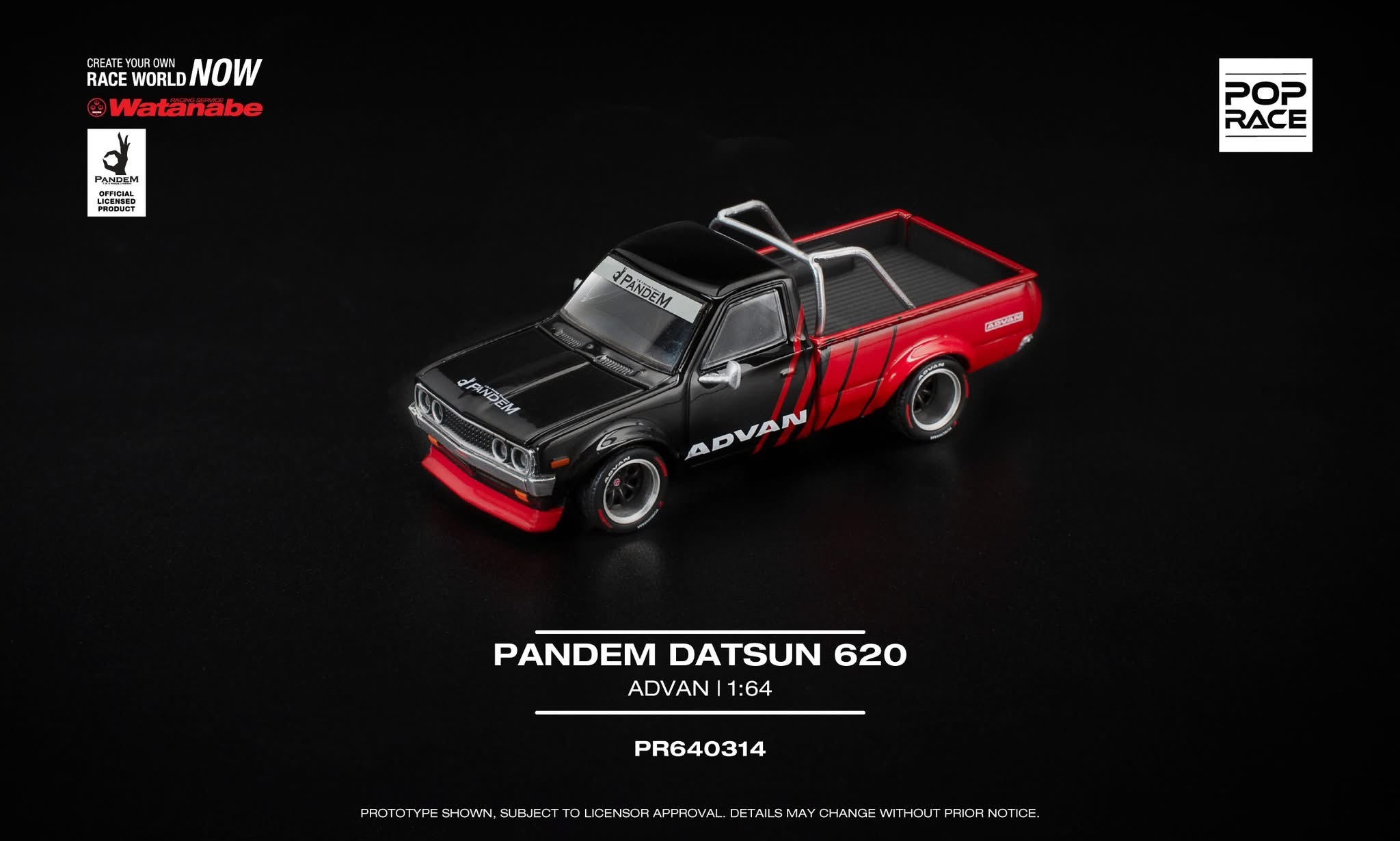 預訂 Pre-order - Poprace Pandem Datsun 620  PR640314