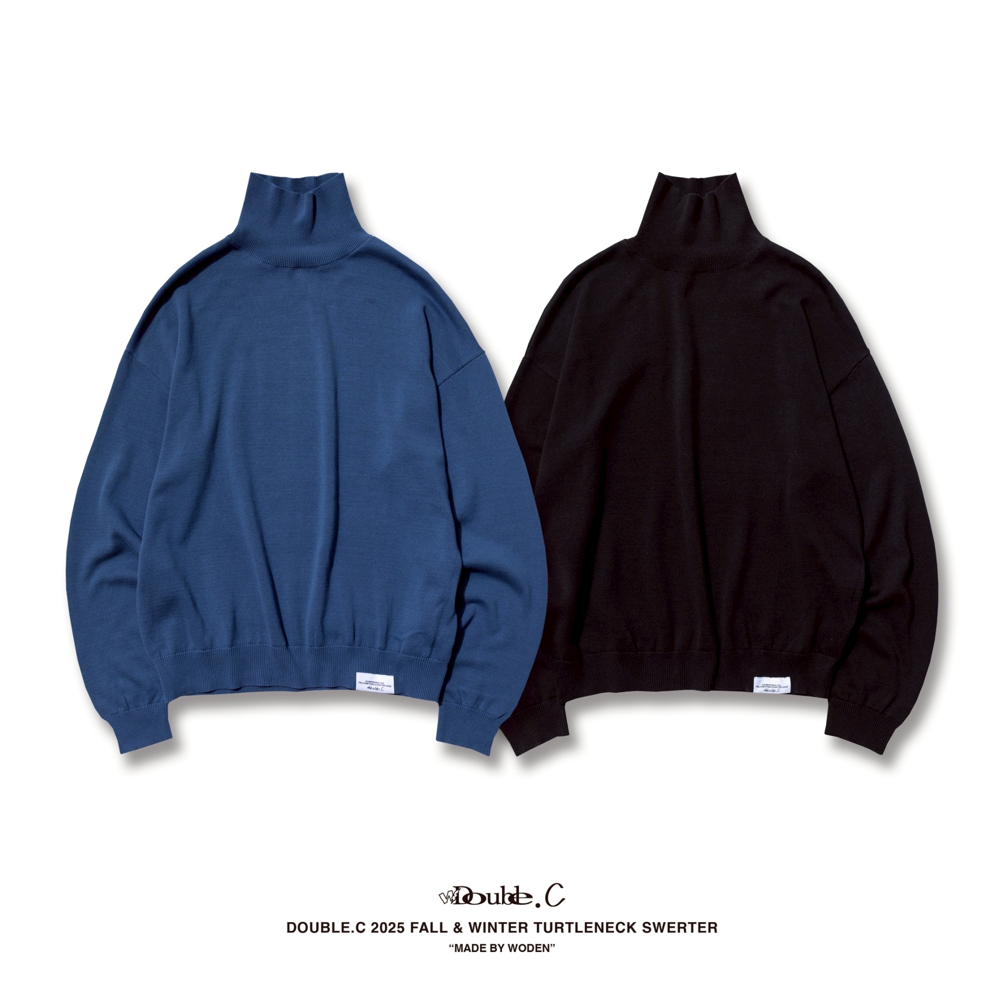 Double.C 2025 Fall & Winter Turtleneck Sweater