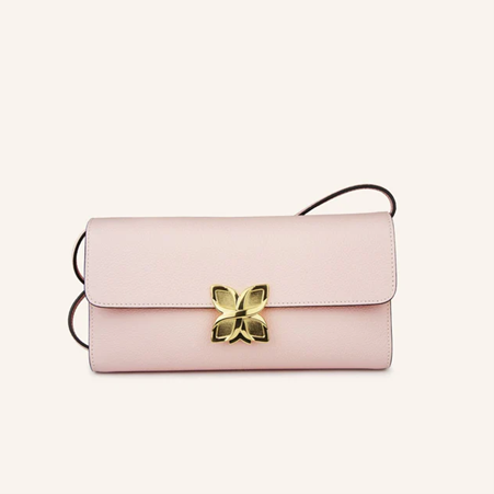 1FL0104-190 [FLEURON] Hortensia Clutch Rose Ballet #MAF19VG1065BPK (EU)